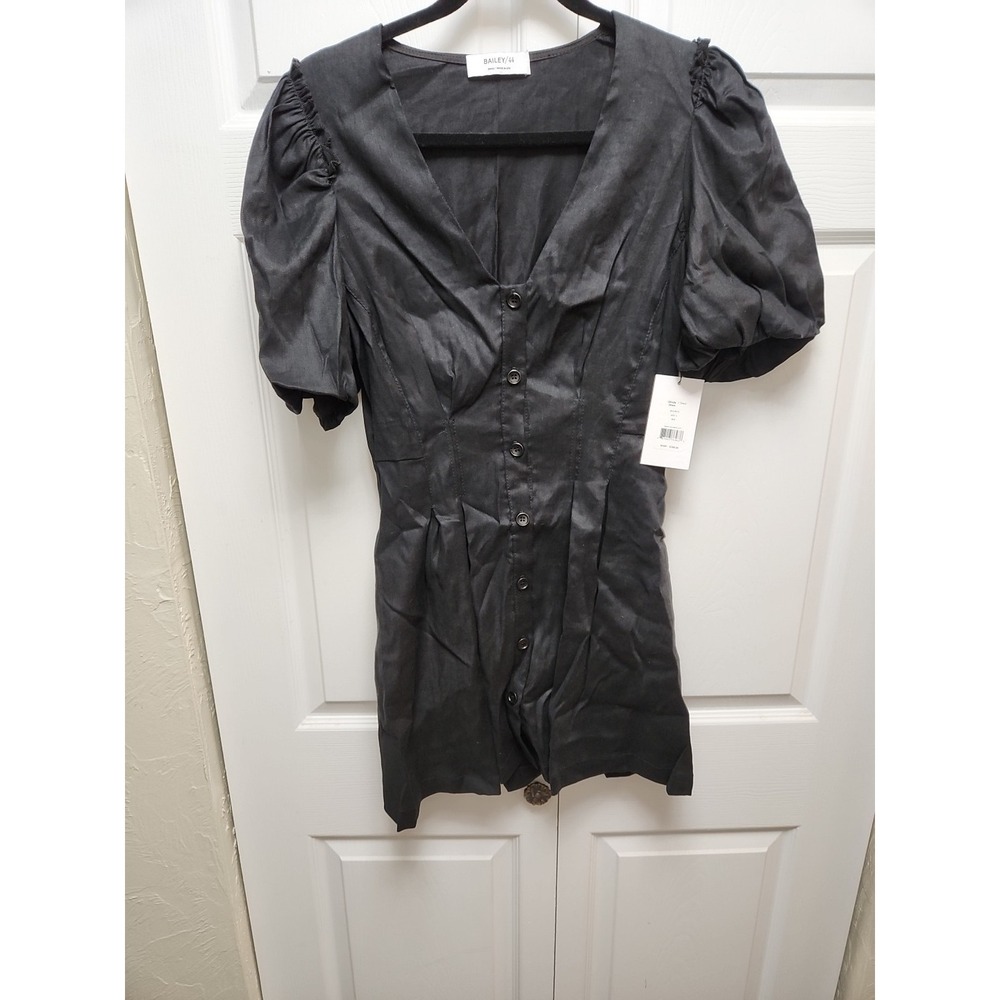 Bailey 44 NWT OLINDA Size Small Elegant Black Women's Dress $268 MSRP USA Made